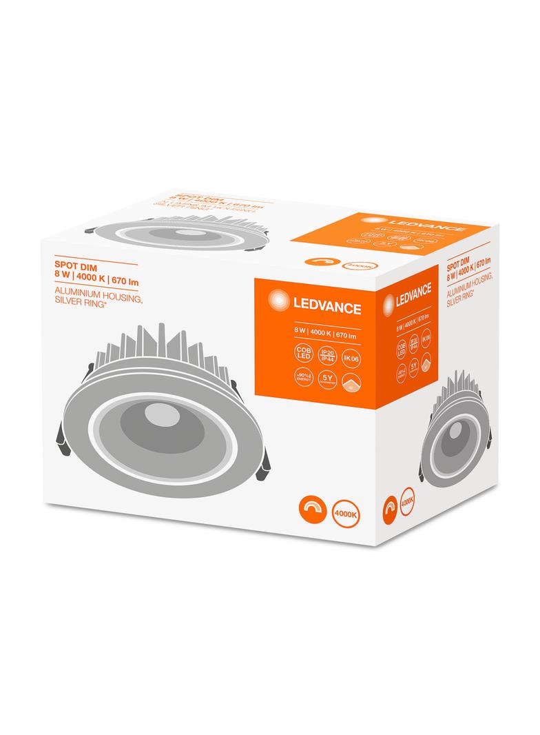 Oprawa SPOT LED FIX 8W 4000K SI DIM IP44