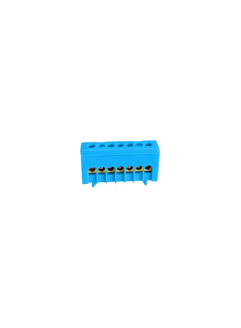 TBB 15x16 Listwa zaciskowa osłonięta plastikowy klips na szynę TH-35 niebieska 15x16mm2 103852 NOARK