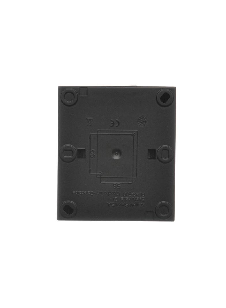 Simon Aquaclick Przycisk zwierny bez piktogramu 10AX 250V zaciski śrubowe, czarny