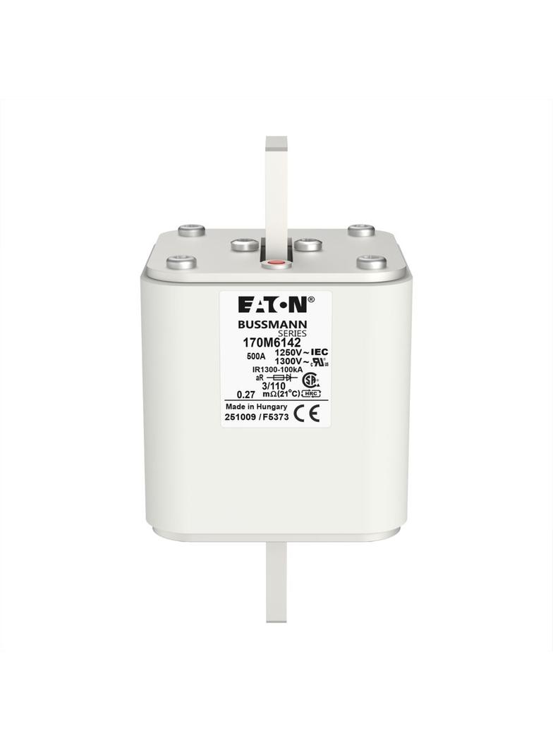 500A 1250V 3/110 aR INDICATOR FUSE Wkładka szybka 500A AC 1250V rozmiar 3 76x90x139 mm aR D 170M6142