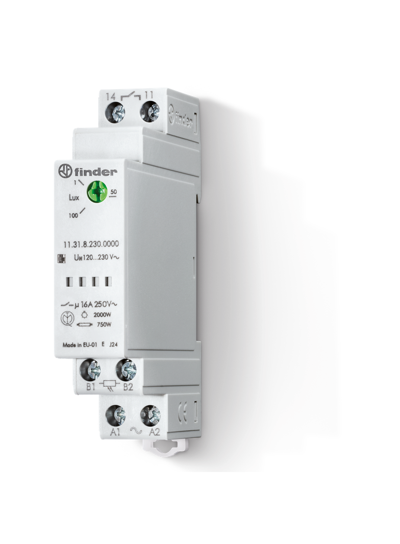 Modułowy przekaźnik zmierzchowy serii 11: 1Z 16A 230V AC 11.31.8.230.0000 /5szt./ FINDER