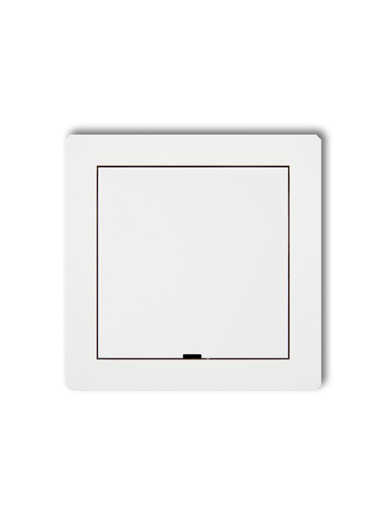 DECO Ramka pośrednia z zaślepką biała