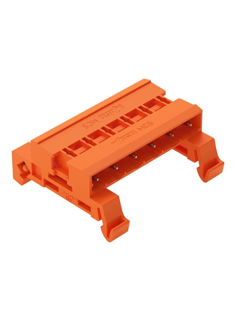 MCS-MIDI Classic wtyk dwustronny 6-bieg. pomarańczowy raster 7,62 mm /25szt./ WAGO