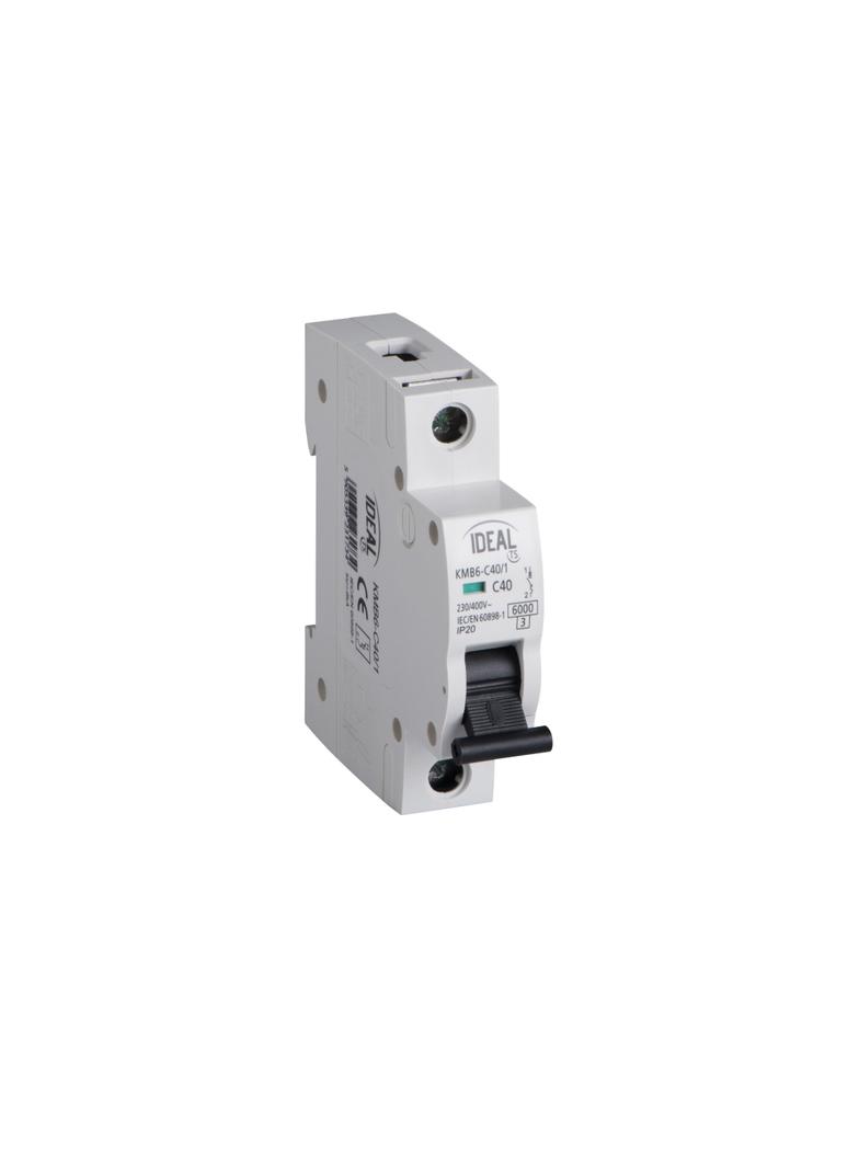 Wyłącznik nadprądowy 6kA 1P C40A KMB6-C40/1 IDEAL 23173 KANLUX