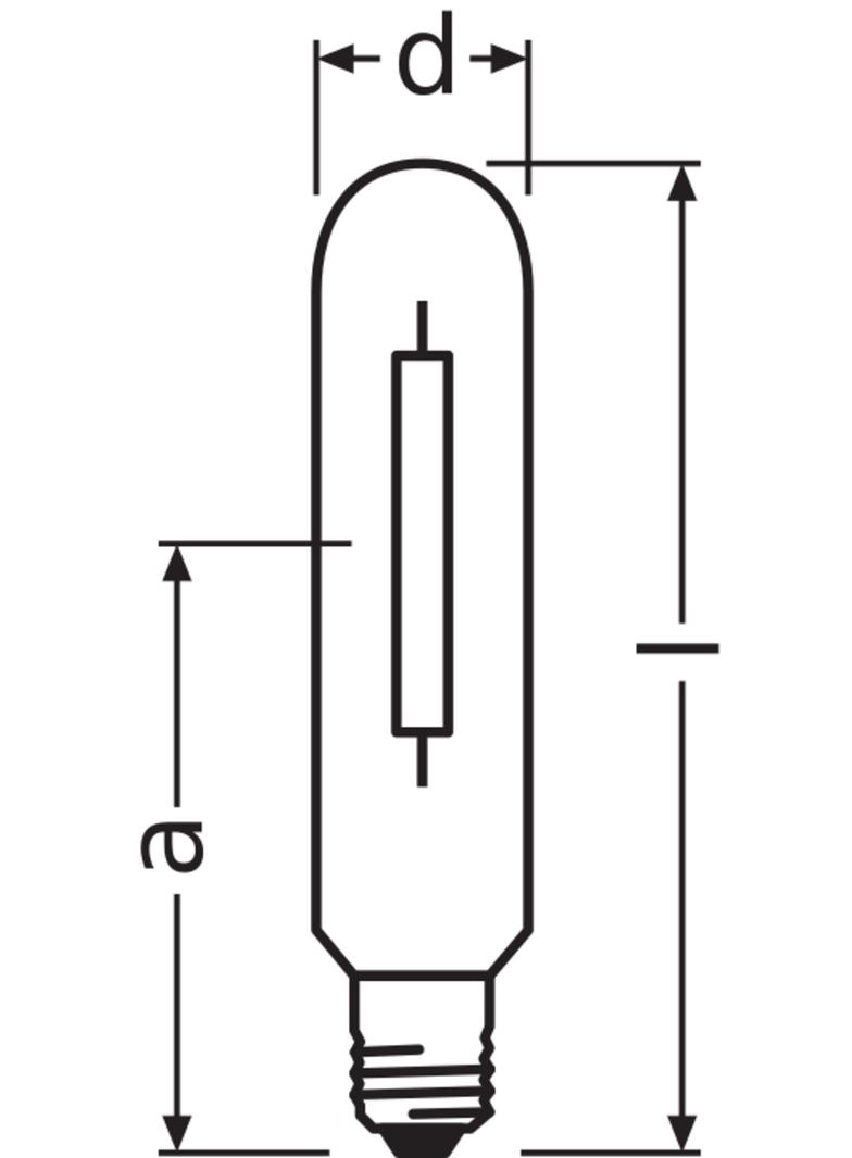 Wysokoprężna lampa sodowa NAV-T 50 SUPER 4Y
