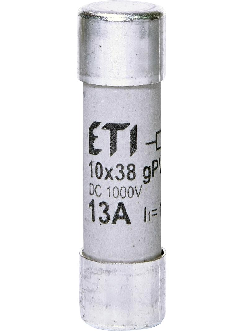 Wkładka topikowa cylindryczna PV CH10x38 gPV 13A 1000V UL 002625137 ETI