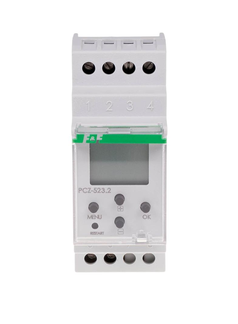 PROGRAMOWALNY ZEGAR STERUJĄCY IMPULSOWY, 2X125 WPISÓW, STYK: 1P, I=16A, 24÷264V AC/DC, 2 MODUŁY