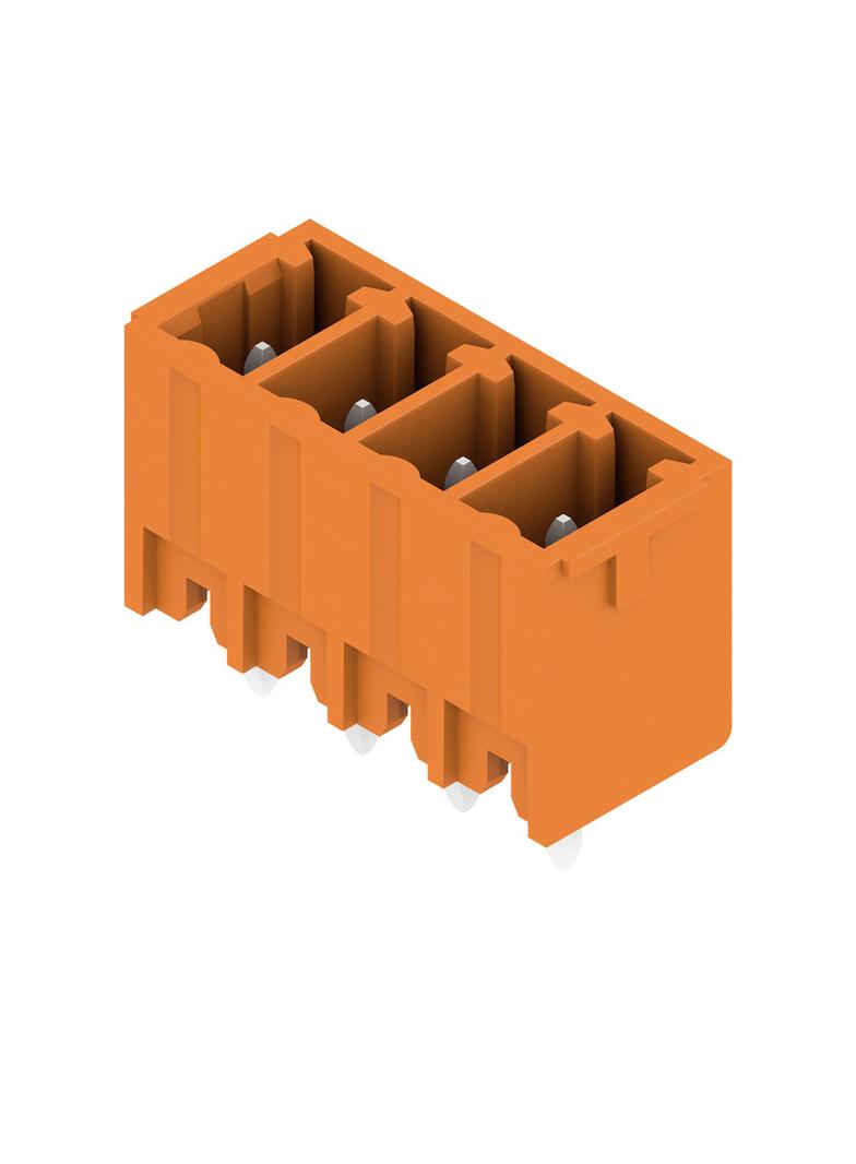 SC 3.81/04/180G 3.2SN OR BX Wtyki PCB (złącza płyty), 3.81 mm, Liczba biegunów: 4, kąt odejścia: 180° /50szt./ 1942860000 WEIDMÜLLER