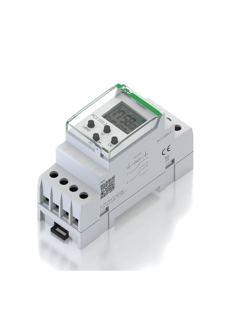 zegar sterujący programowalny, tygodniowy, 2 kanałowy - programowalny przez NFC