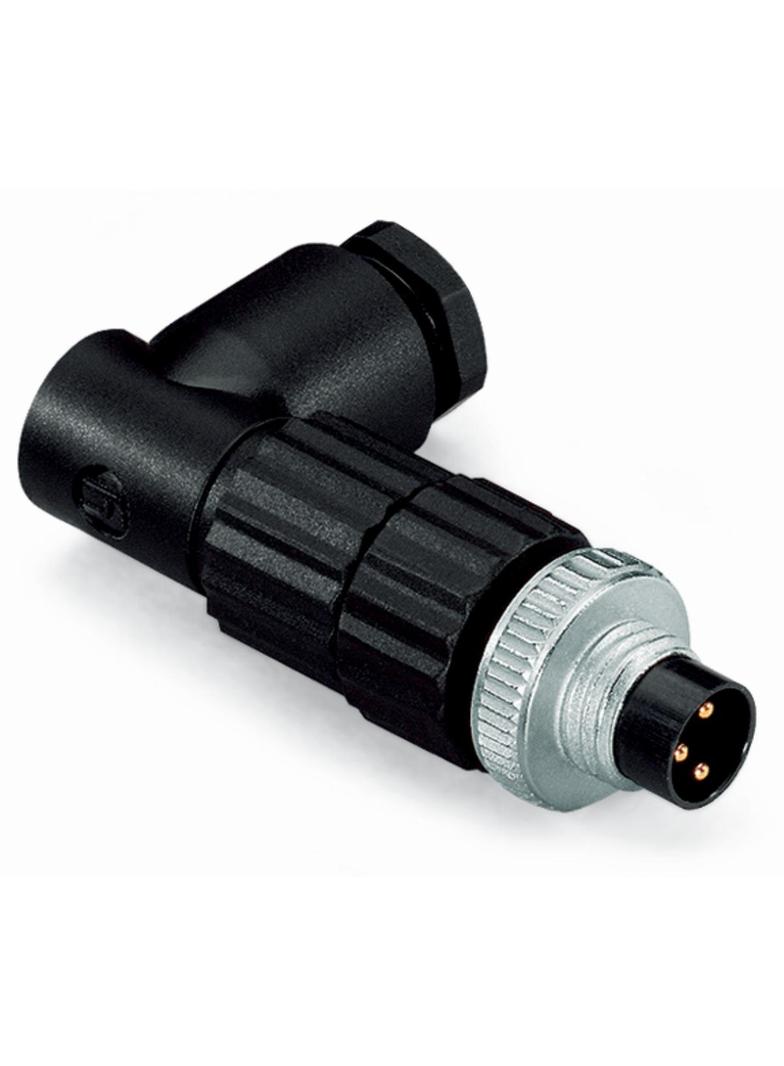 wtyczka kątowa M8 3-biegunowa