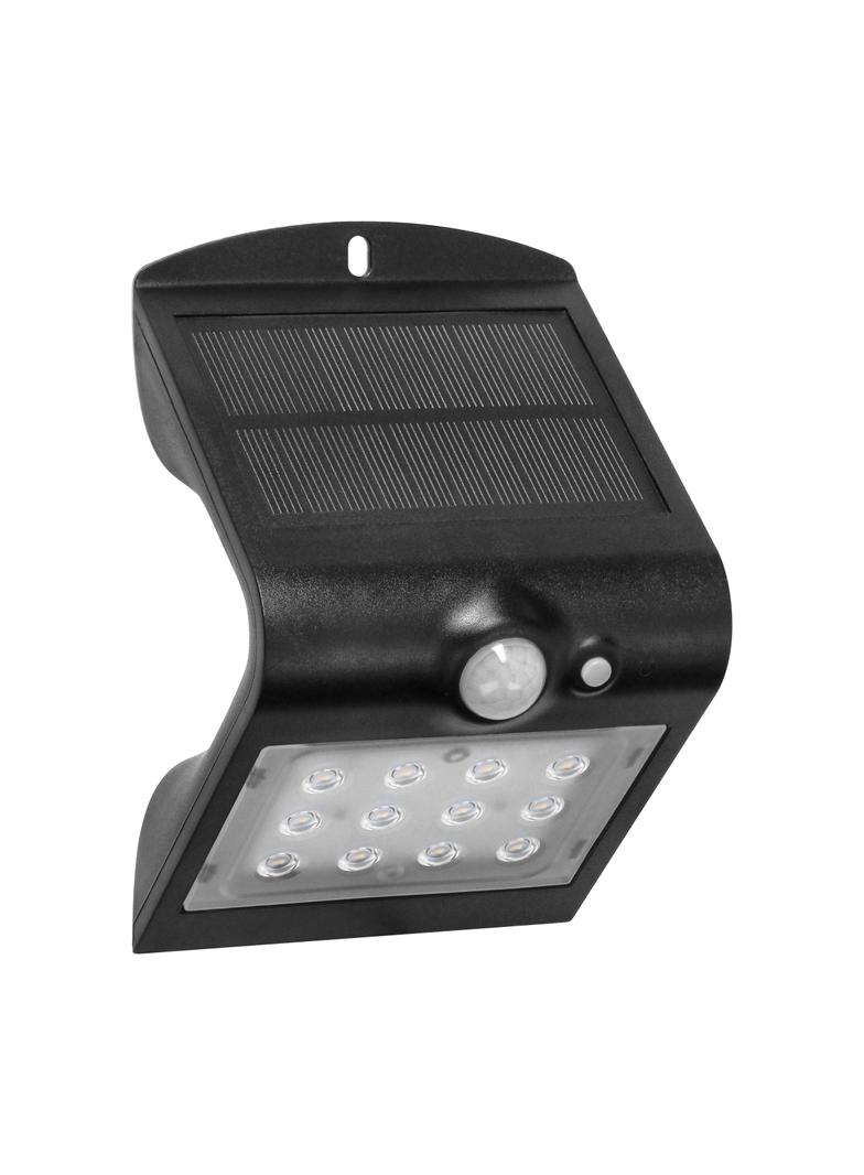 SILOE LED 1,5W, lampa solarna z czujnikiem ruchu 120st, 190lm, IP65, 4000K, 1200mAh, podwójne źródło AD-SL-6083BLR4 ORNO