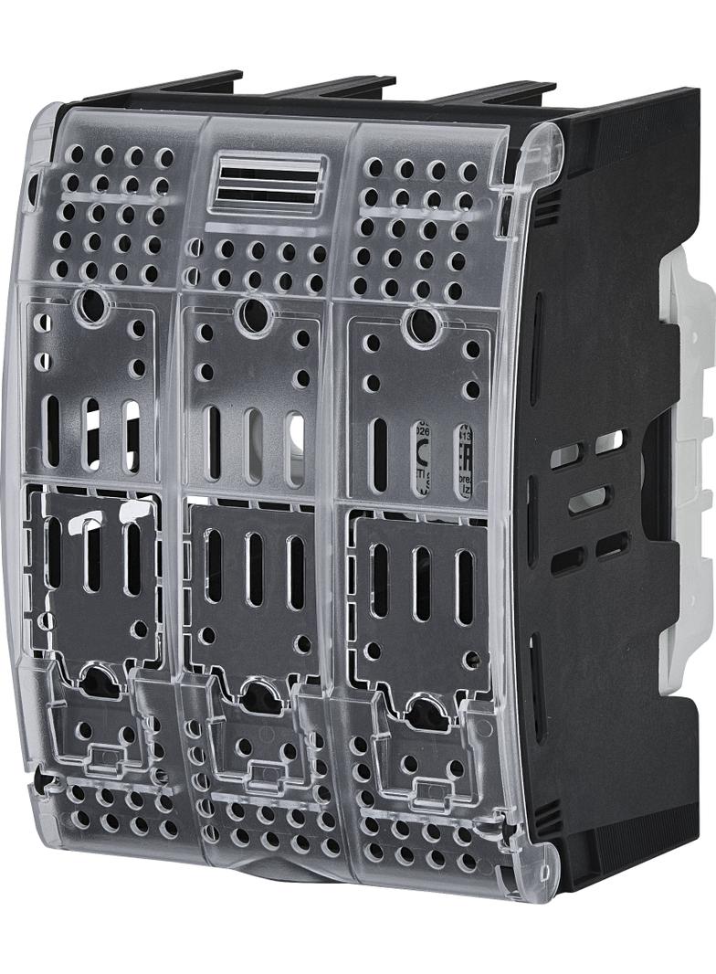 PTIP 00 M8-2P00 3p - Podstawa bezpiecznikowa z osłonami zacisków i pokrywą