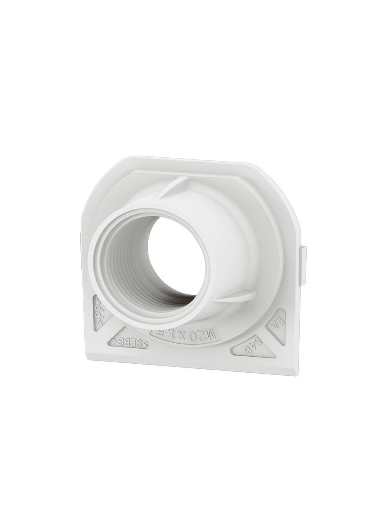 NOWE PLEXO - PRZEPUST KABLOWY - 1 WEJŚCIE - IS020 BIAŁY