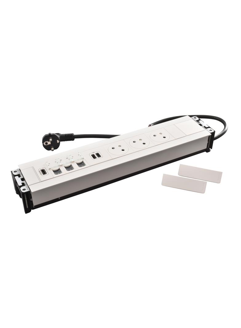 INCARA: MULTILINK - 3X2P+Z / USB A+C / 3XRJ45 / HDMI - 2,0 M-BIAŁY, Legrand