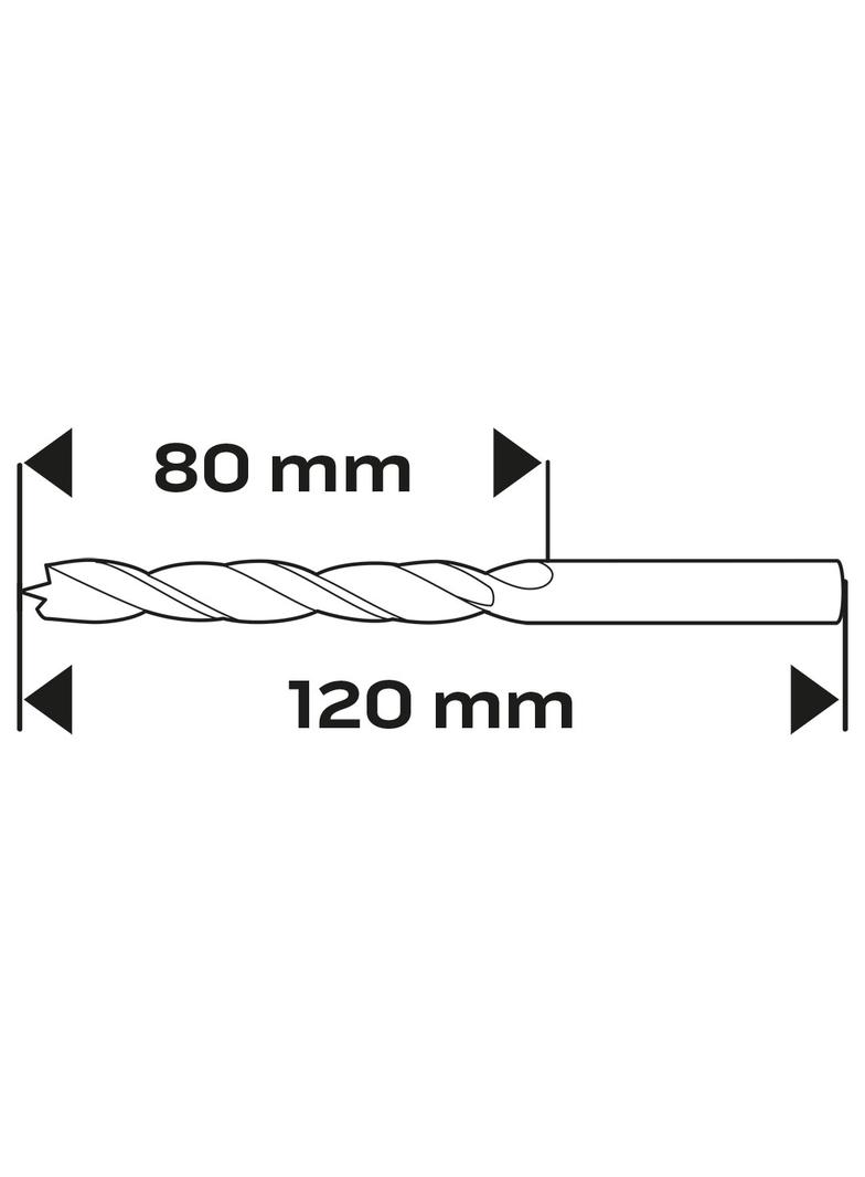 Wiertło do drewna spiralne, 10 x 120 mm