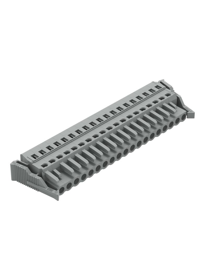 MCS-MIDI Classic gniazdo 19-bieg. szare raster 5 mm /10szt./ WAGO