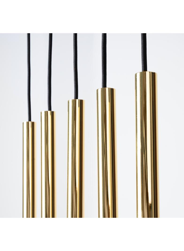 Sollux Lampa Wisząca PASTELO 5L złoty połysk SL.1198