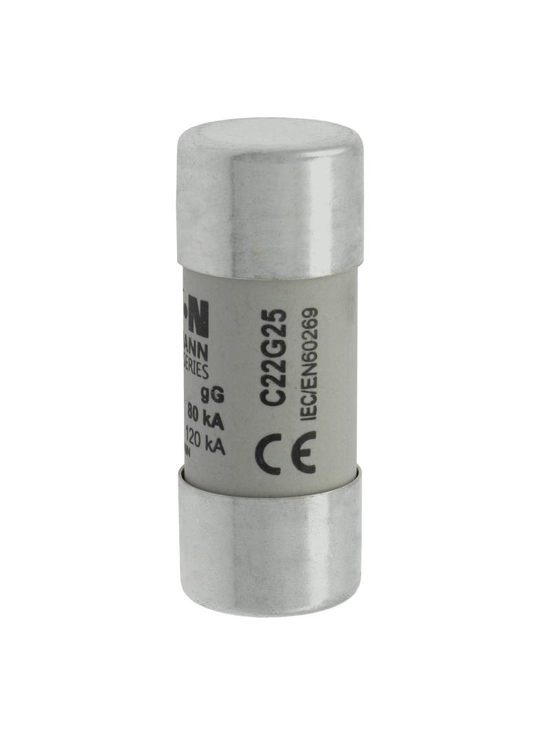 CYLINDRICAL FUSE 22 x 58 25A GG 690V AC Wkładka cylindryczna 22 x 58mm 25A GG 690V AC C22G25 EATON