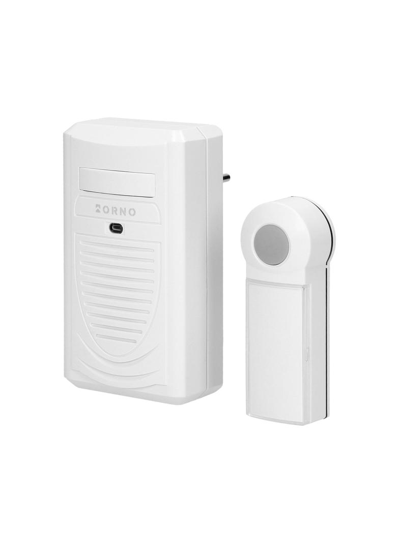 Dzwonek bezprzewodowy DISCO AC, sieciowy, learning system, 1 dźwięk, 80m OR-DB-KH-123 ORNO