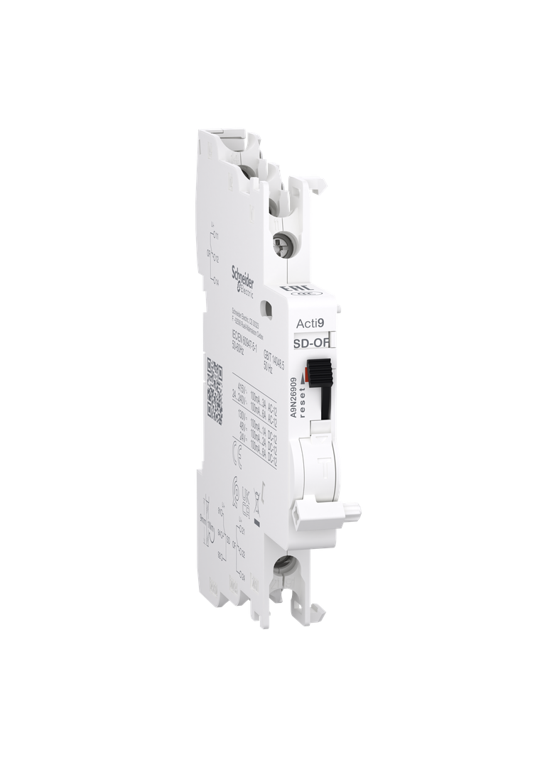 Styk pomocniczy + styk pomocniczy/sygnalizacyjny Acti9 OF+OF/SD, 2-przemienne (2 CO)