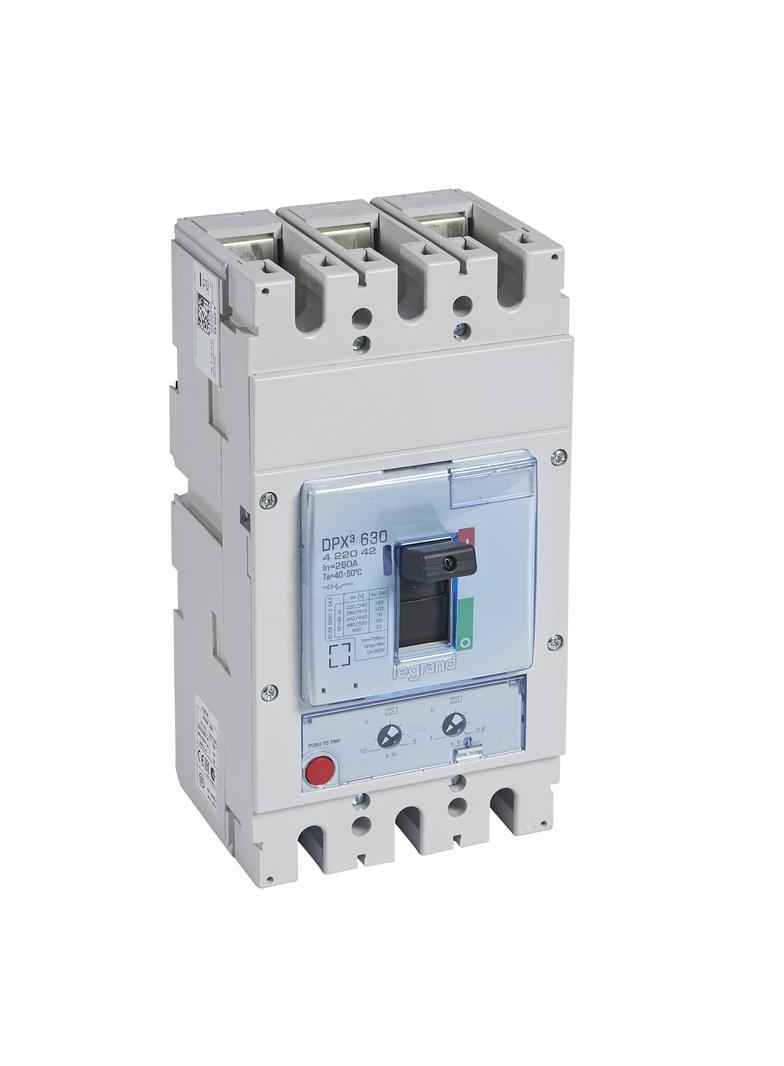 Wyłącznik DPX3 630 Tm 3P 250A 100Ka 422042 LEGRAND