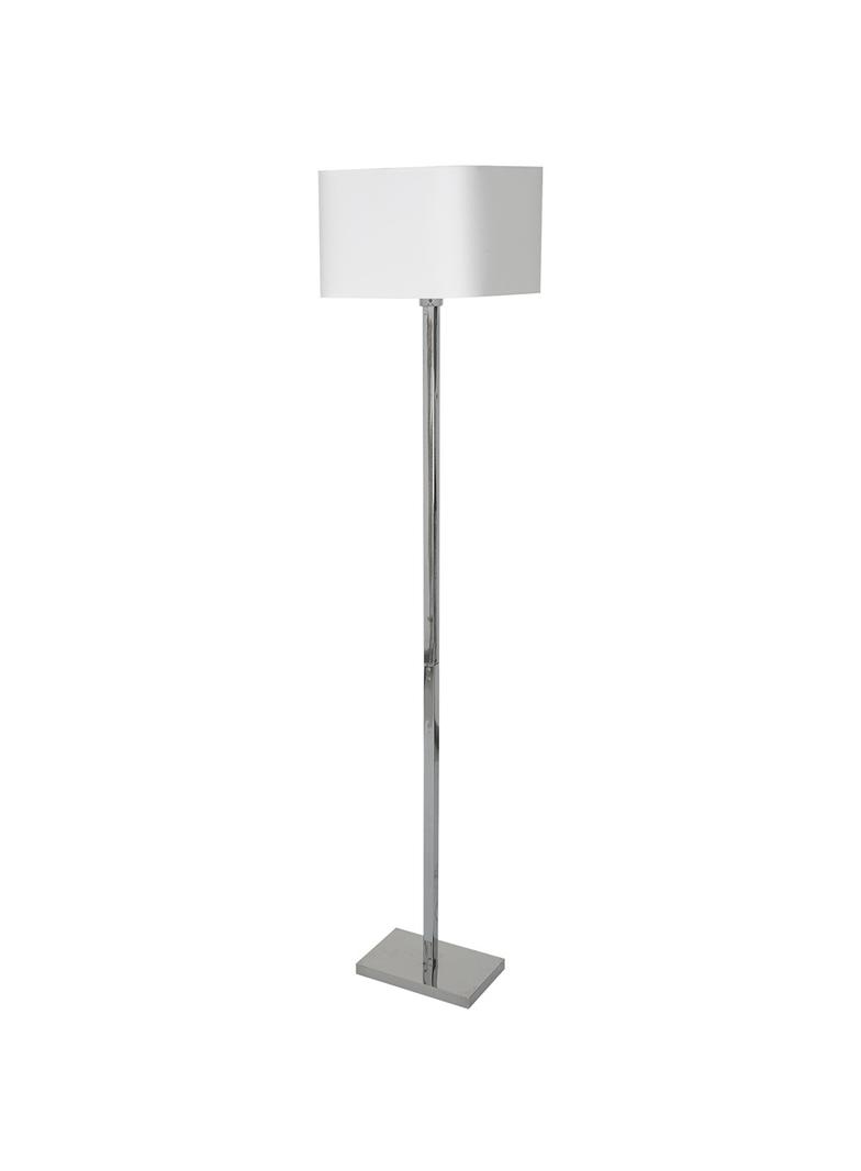 Milagro lampa podłogowa Napoli E27 biały/chrom 150cm ML6364