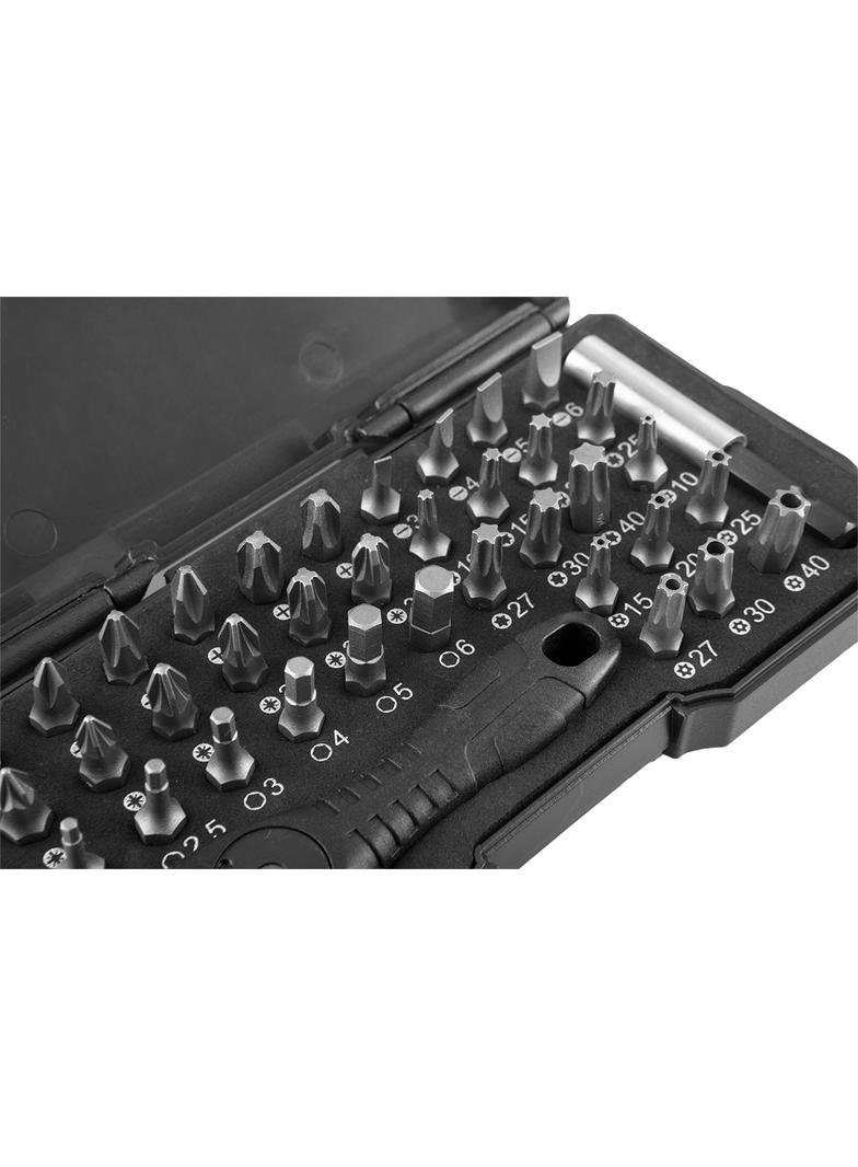 Końcówki wkrętakowe z uchwytem, zestaw 38 szt.