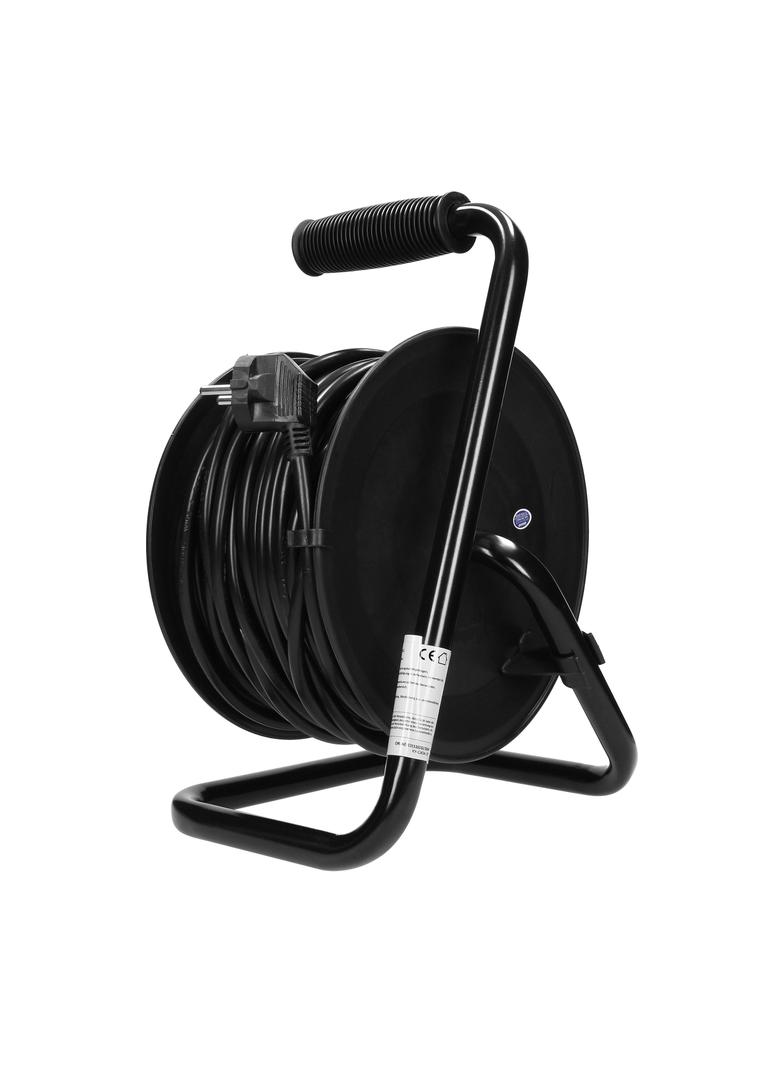 Przedłużacz bębnowy 4 gniazda (Schuko) kabel PVC H05VV-F 3x1.5mm2 długość - 30m Termik Prz OR-AE-131