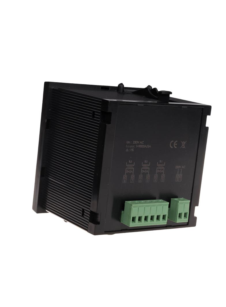 CYFROWY WSKAŹNIK WARTOŚCI PRĄDU, TRÓJFAZ. ZAKRES WSKAZ. 3X0÷400V; PANELOWY 96X96MM