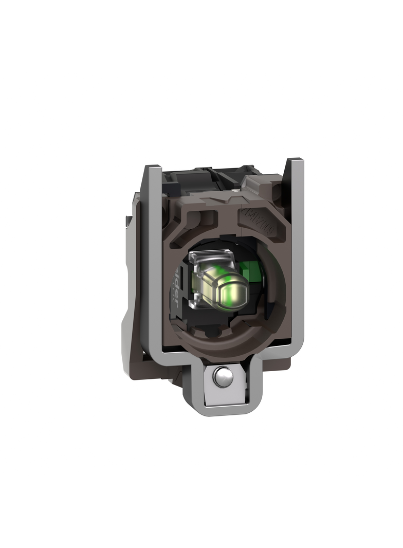 Harmony XB4 Korpus przycisku LED 24V biały metalowy styk 1Z ZB4BW0B11 Schneider