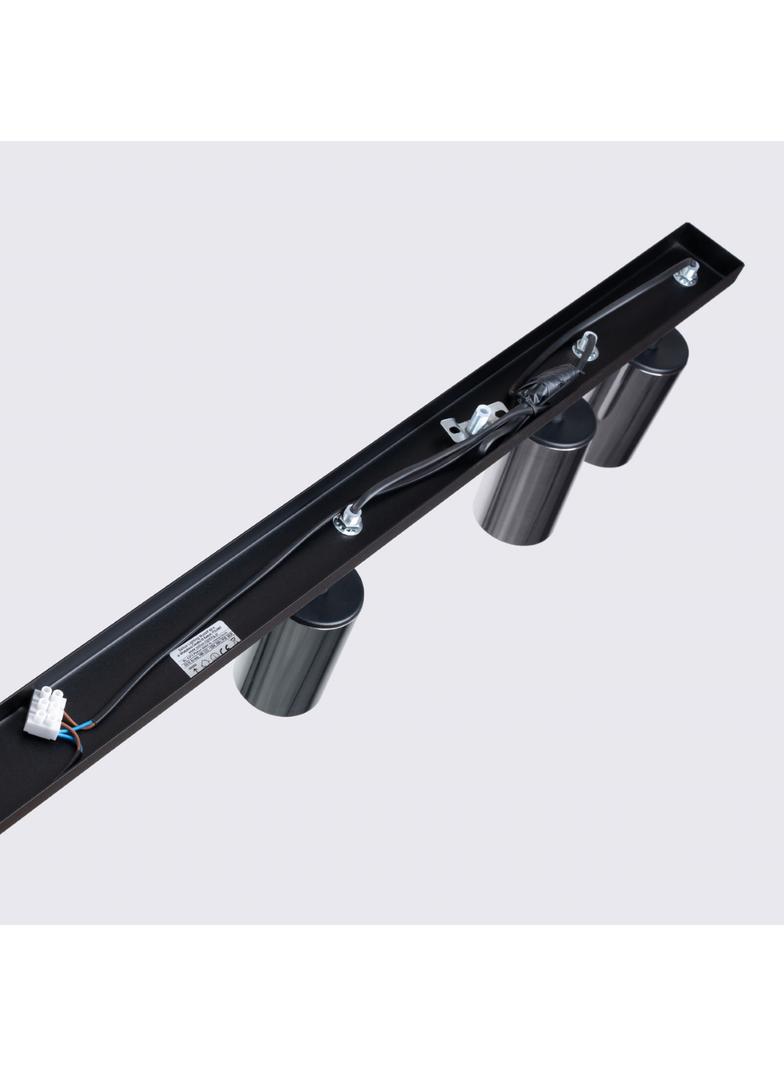 Plafon WINX 6L czarny/chrom