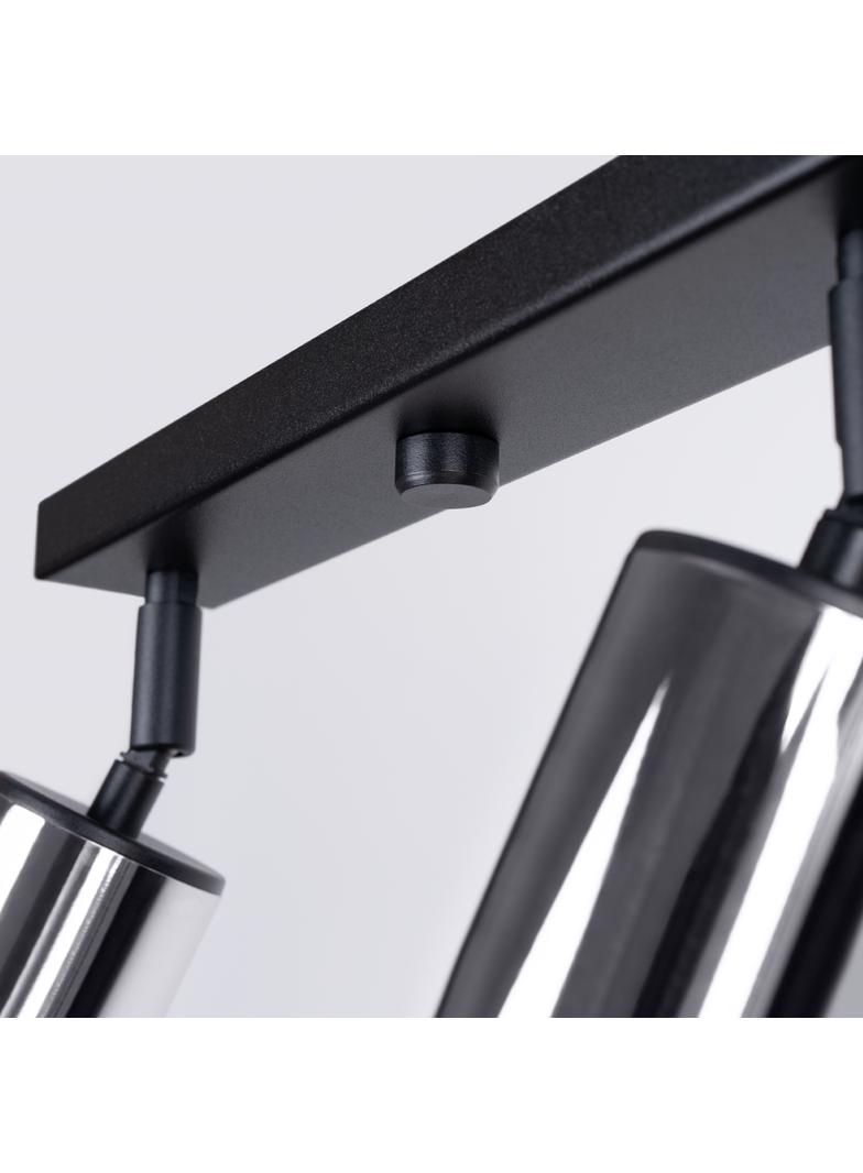 Plafon WINX 4L czarny/chrom