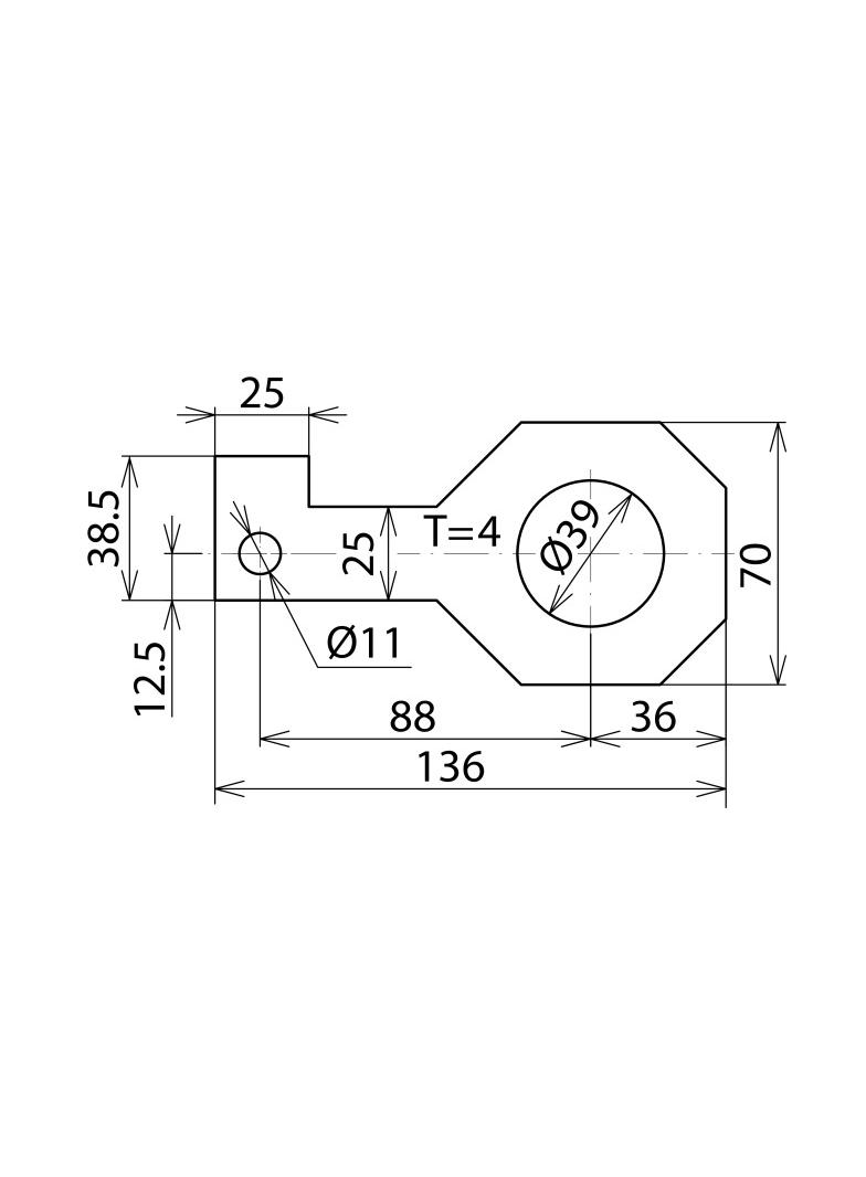 Kształtka przyłączeniowa prosta