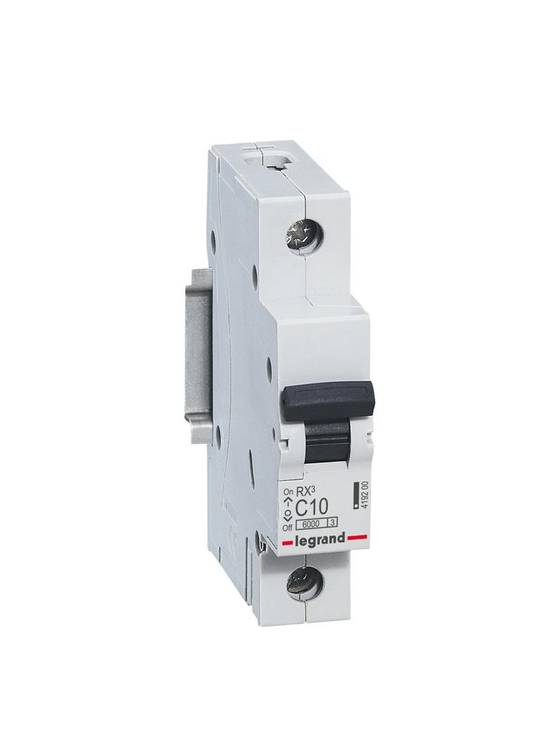 WYŁĄCZNIK NADPRĄDOWY RX3 1P C 10A 6000A, Legrand