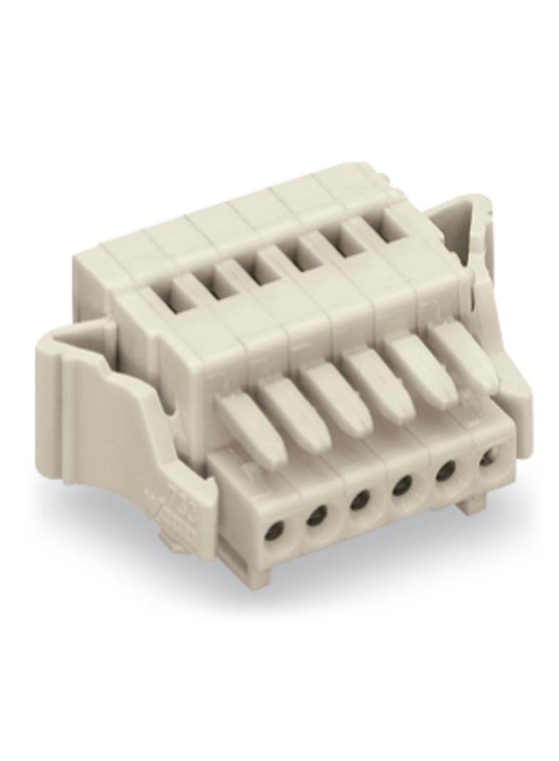 Gniazdo MCS‑MICRO 8‑biegunowe jasnoszare raster 2,5mm 733‑108/037‑000 /50szt./ WAGO
