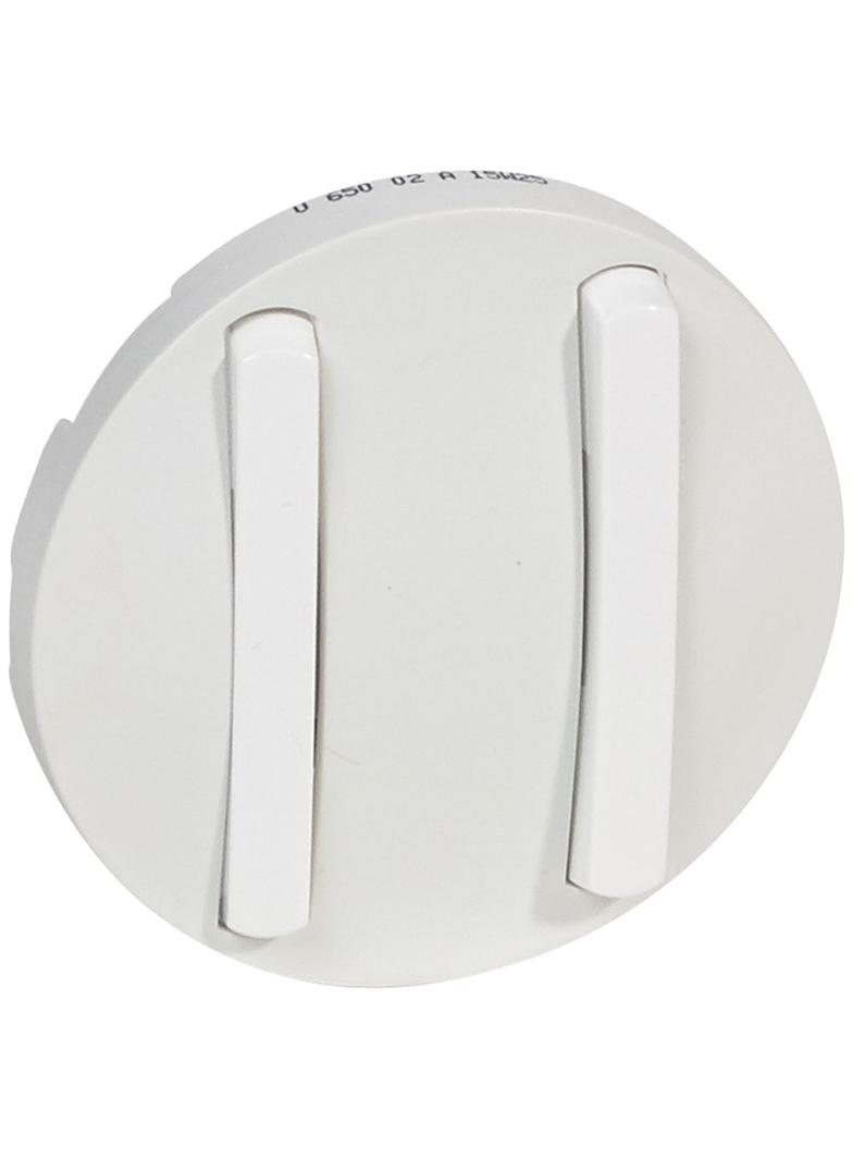 CELIANE - Klawisz Podwójny Slim Biały, Legrand