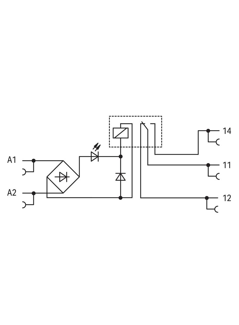 JUMPFLEX podstawka z przekaźnikiem 230V AC/DC 1p WAGO
