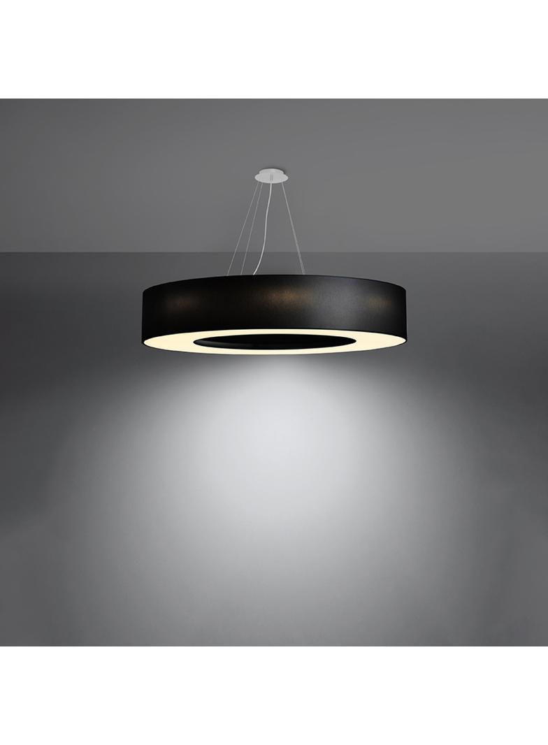 Sollux Żyrandol SATURNO 90 czarny SL.0796
