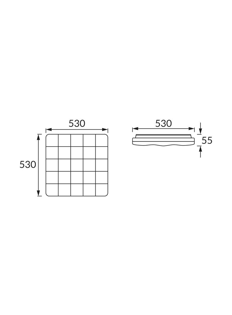 Plafoniera SMD LED SPARTA LED D 48W 4000K 03640 IDEUS