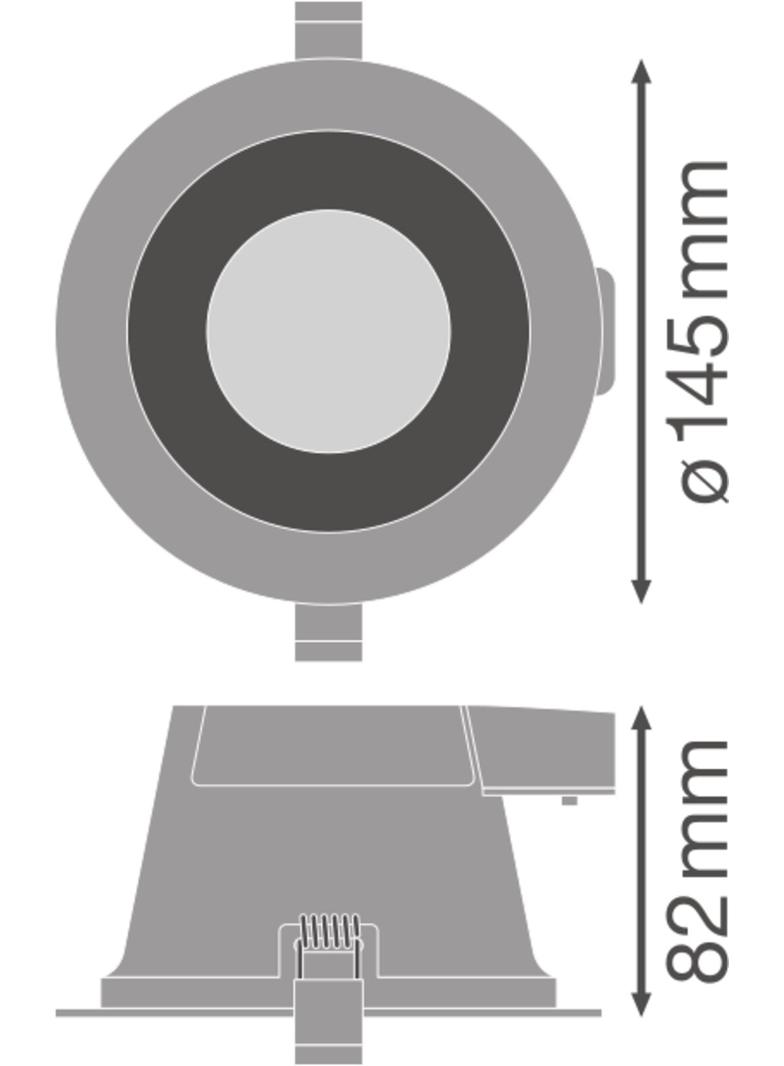 Oprawa DOWNLIGHT COMFORT DN130 13W 3CCT 60DEG WT