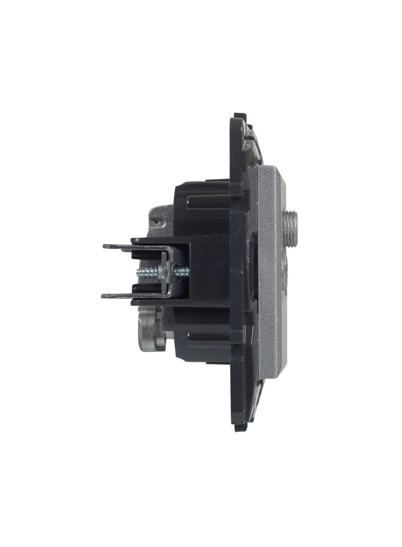 Niloe Step - gniazdo TV-R-SAT końcowe do instalacji typu gwiazda 1,5 dB- kolor aluminium, Legrand