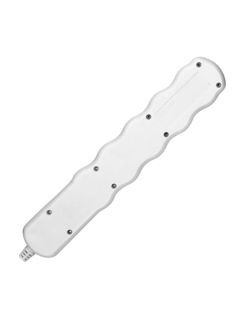 Rozgałęźnik wielogniazdowy 5x2P+Z z wyłącznikiem, biały OR-AE-13267/W ORNO
