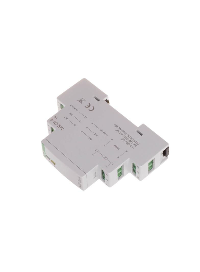 Moduł rozszerzeń wejść cyfrowych z wyjściem MODBUS RTU 1 moduł MAX-MR-DI-4LO F&F