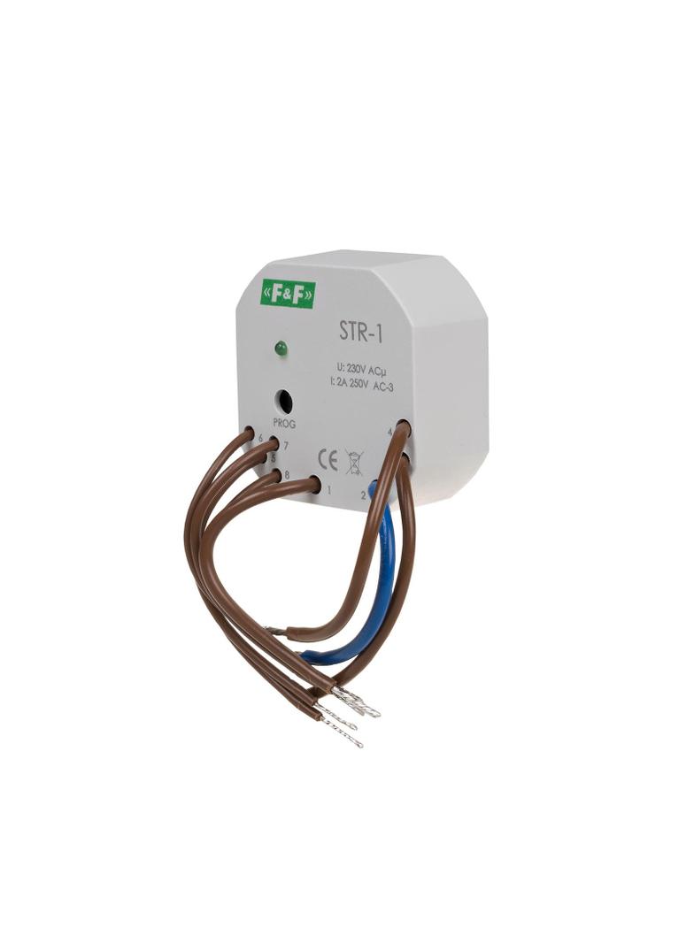 STEROWNIK ROLET, DWUPRZYCISKOWY; UN=230V AC, 8A, MONTAŻ W PUSZCE PODTYNKOWEJ ?60