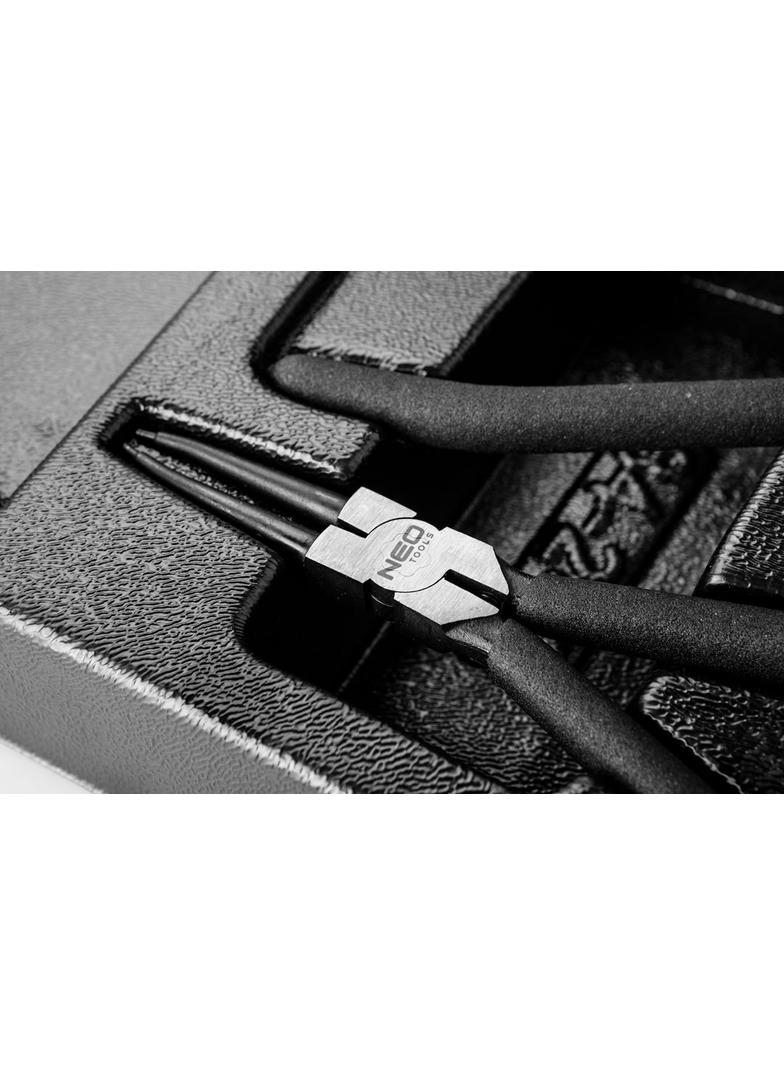 Szczypce segera do pierścieni osadczych, zestaw 4 szt., wkładka