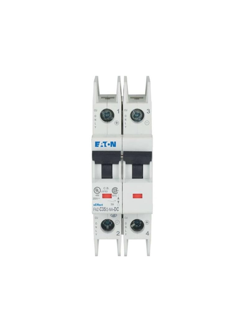 FAZ-C35/2-NA-DC Wyłącznik nadprądowy 10kW DC C35A 2P DC DC 120649 EATON