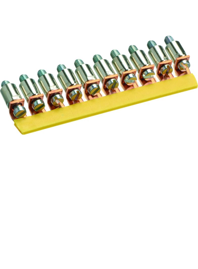 Mostek równoległy 10-polowy do zacisków 6mm2 KWJ04B10 HAGER