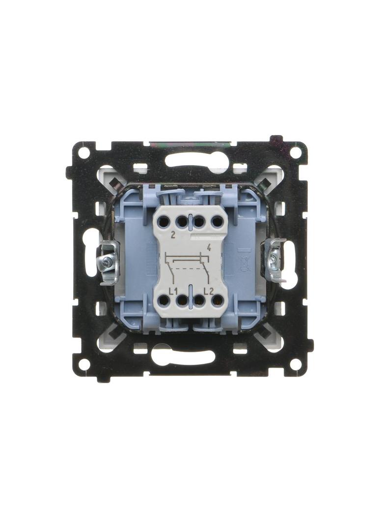 Simon 55 Łącznik krzyżowy bez piktogramu szybkozłączka Aluminium mat TW7.01/X/143 KONTAKT