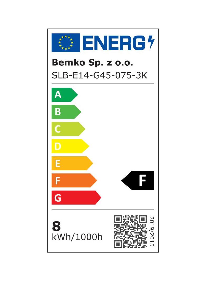 ŹRÓDŁO LED SAMSUNG INSIDE 230V E14 G45 7,5W 720LM 3000K 200ST