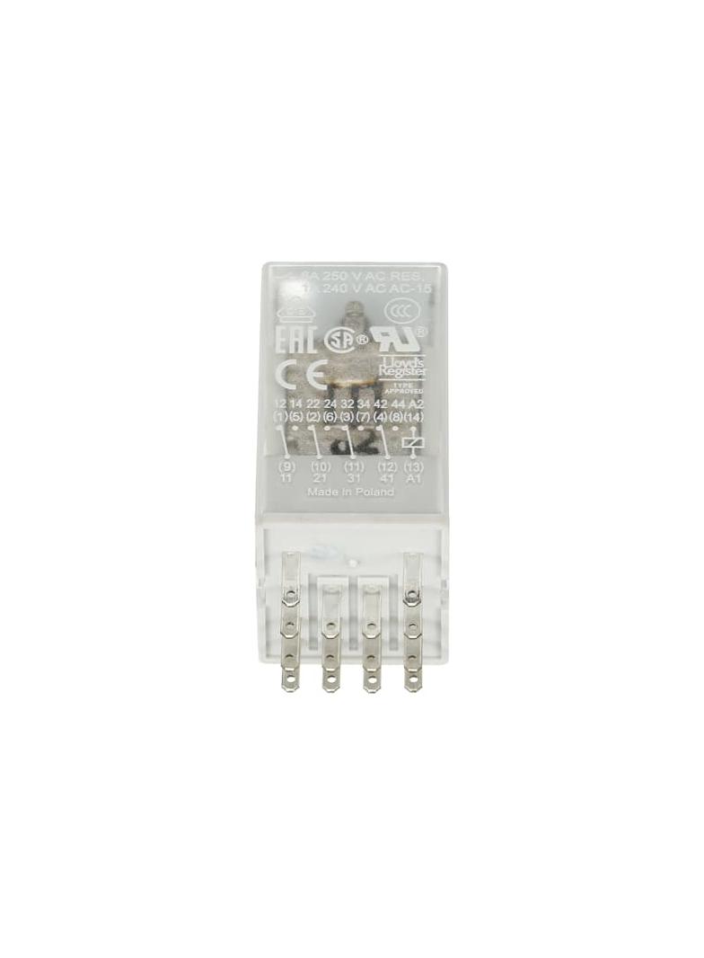 PRZEKAŹNIK CR-M125DC4, A1-A2=125V DC, 4 STYKI C/O 250V/6A 1SVR405613R8200 ABB